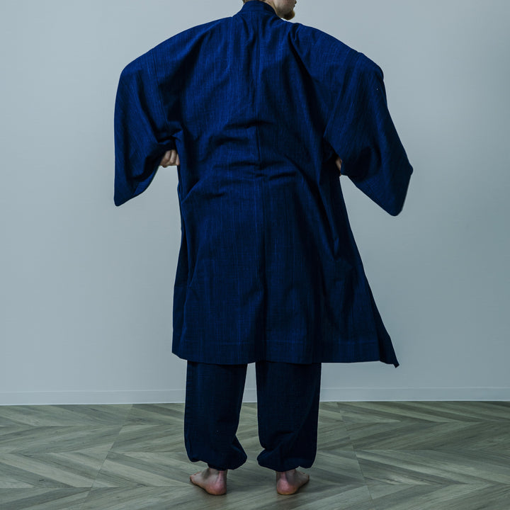 DOTERA (Natural Indigo Dyed Kimono Robe)