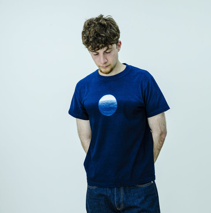 Natural Indigo 'en' Gradient T-shirt