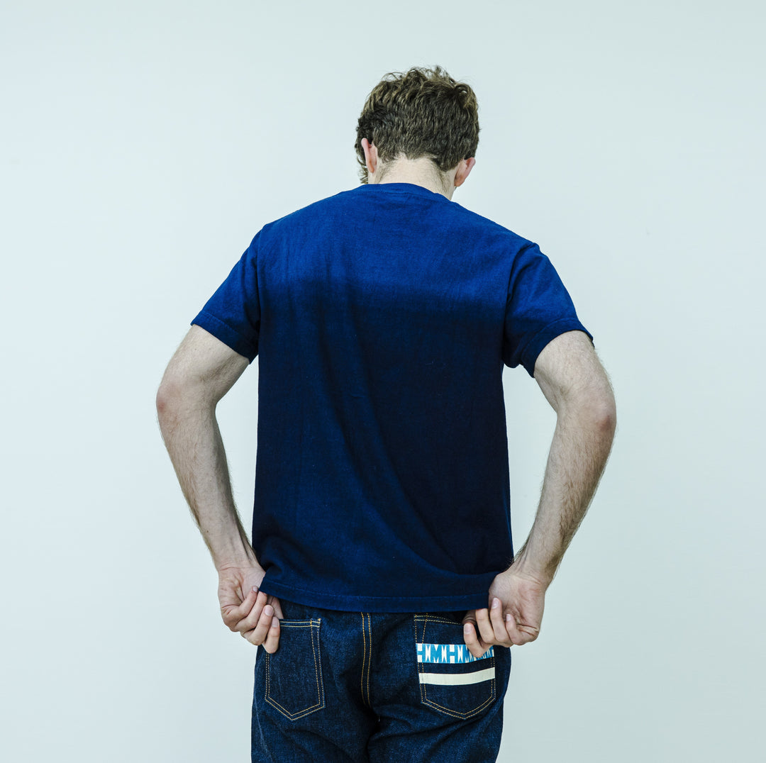 Natural Indigo 'en' Gradient T-shirt