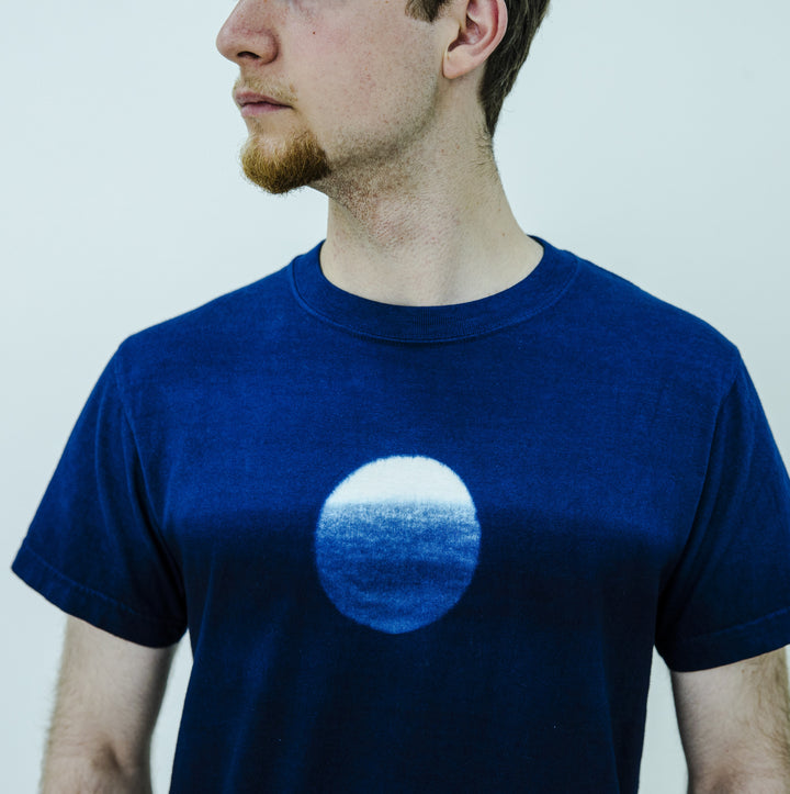 Natural Indigo 'en' Gradient T-shirt