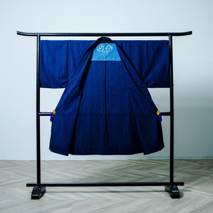 DOTERA (Natural Indigo Dyed Kimono Robe)