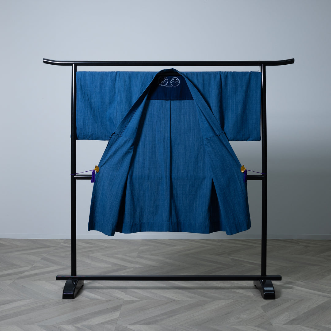 DOTERA (Natural Indigo Dyed Kimono Robe)